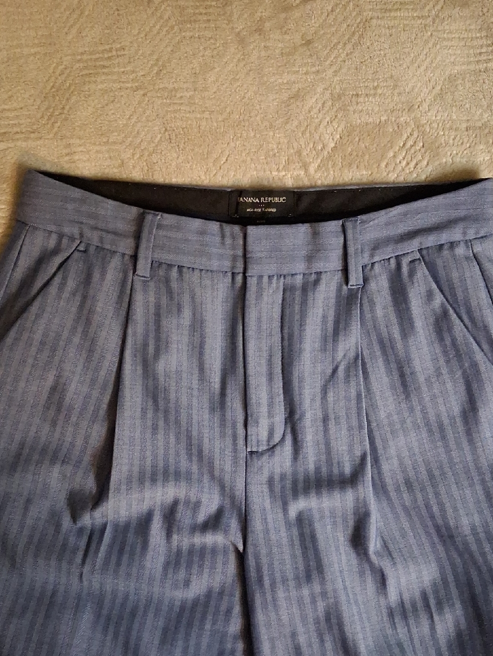 Banana Republic Blue Pinstripe Dress Pants Size 4